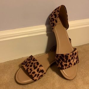 Cheetah Print Sandals